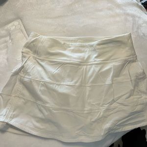 pace rival skirt white